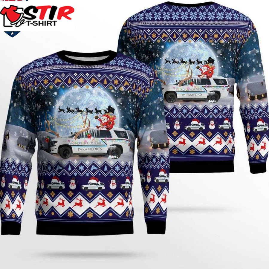 Hot New Hampshire Exeter Hospital Ems 3D Christmas Sweater