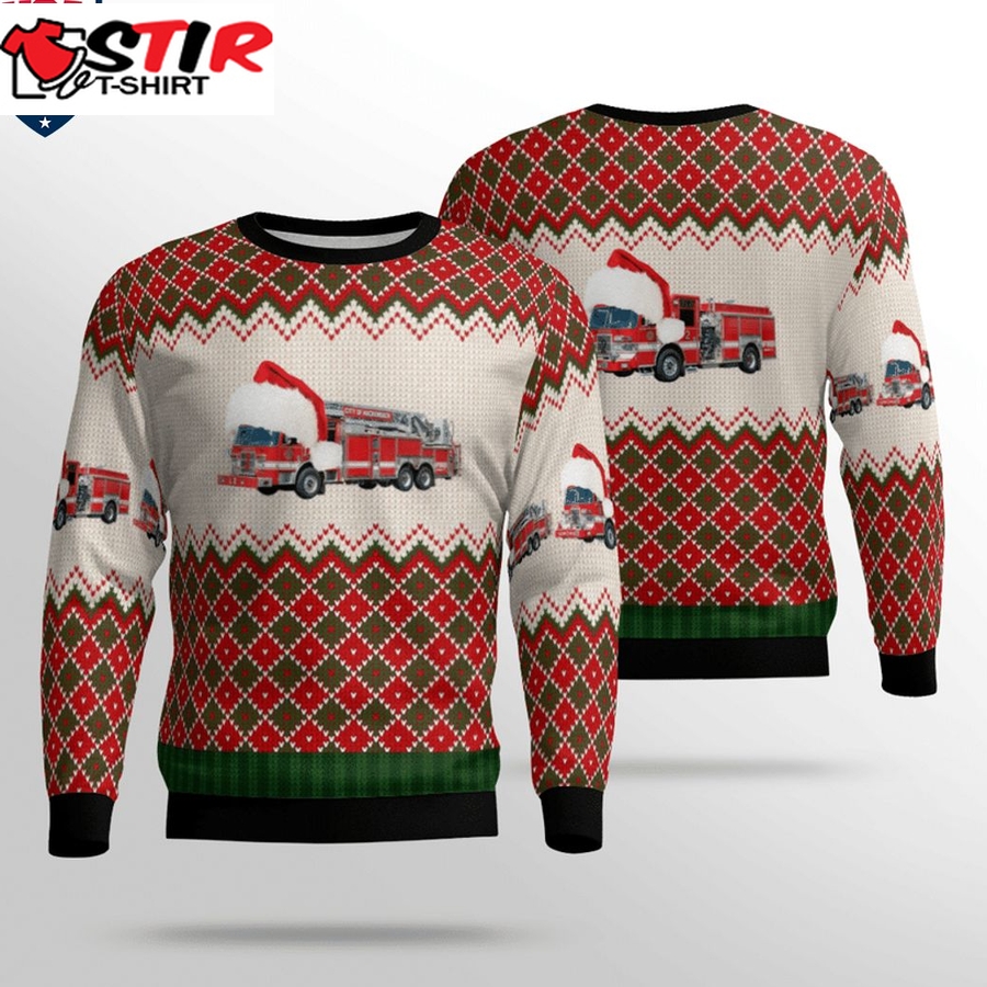 Hot New Jersey Hackensack Fire Department 3D Christmas Sweater
