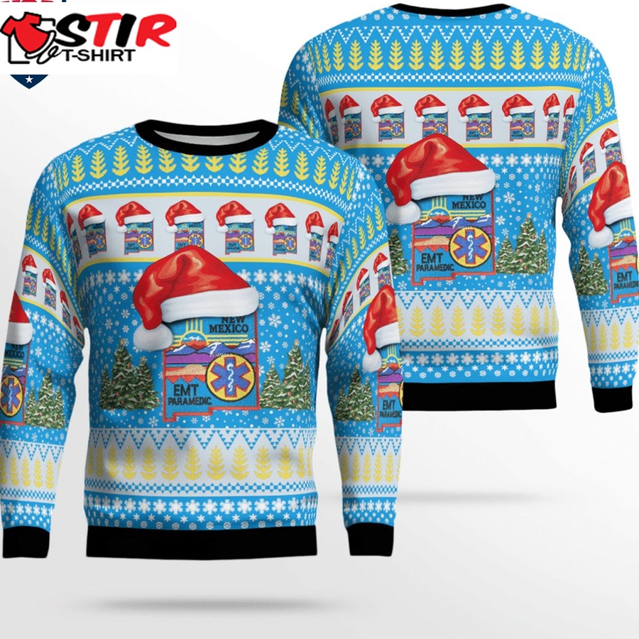Hot New Mexico Emt 3D Christmas Sweater