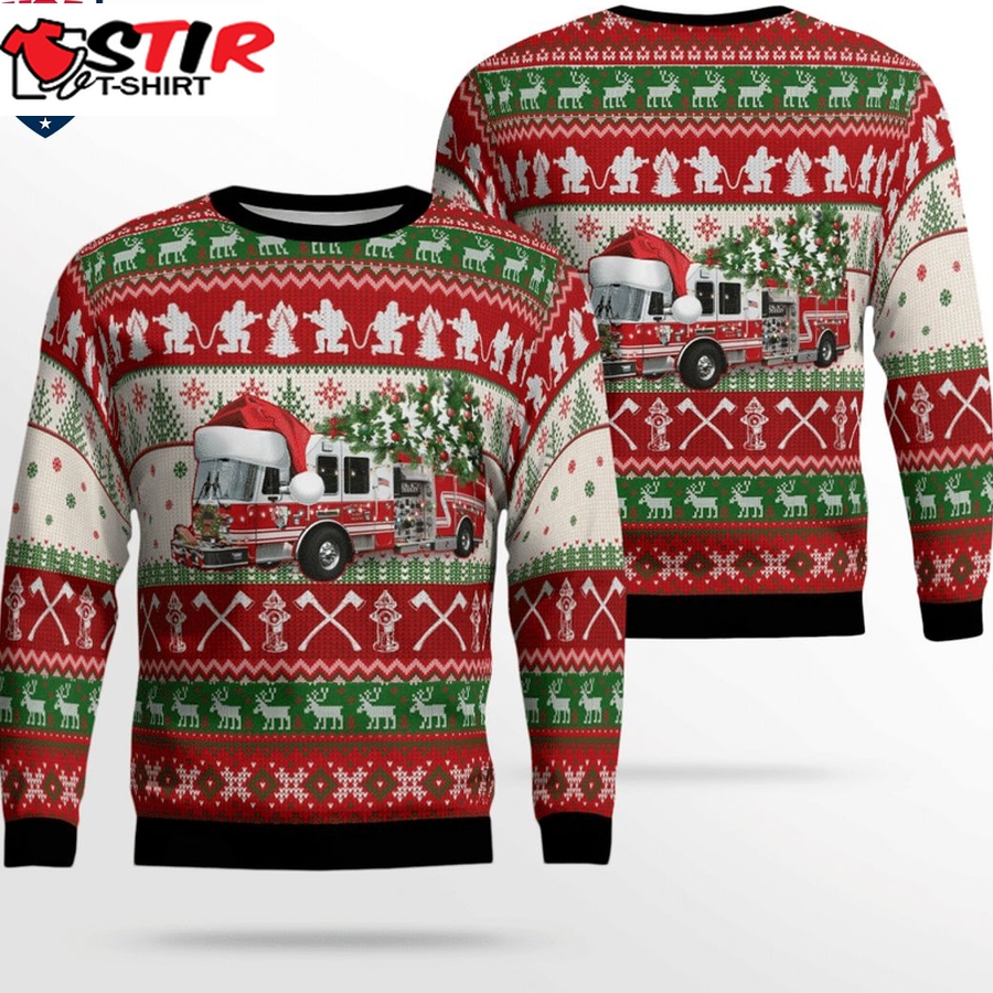 Hot New York Nanuet Fire Department 3D Christmas Sweater