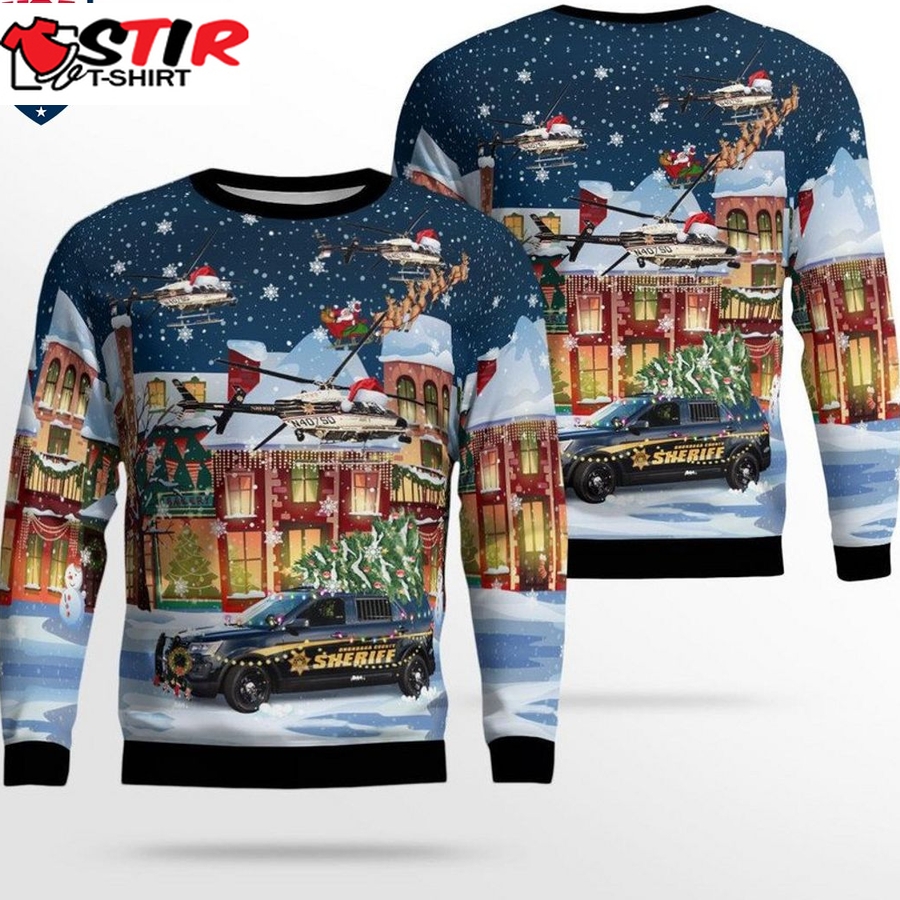 Hot New York Onondaga County Sheriff 3D Christmas Sweater