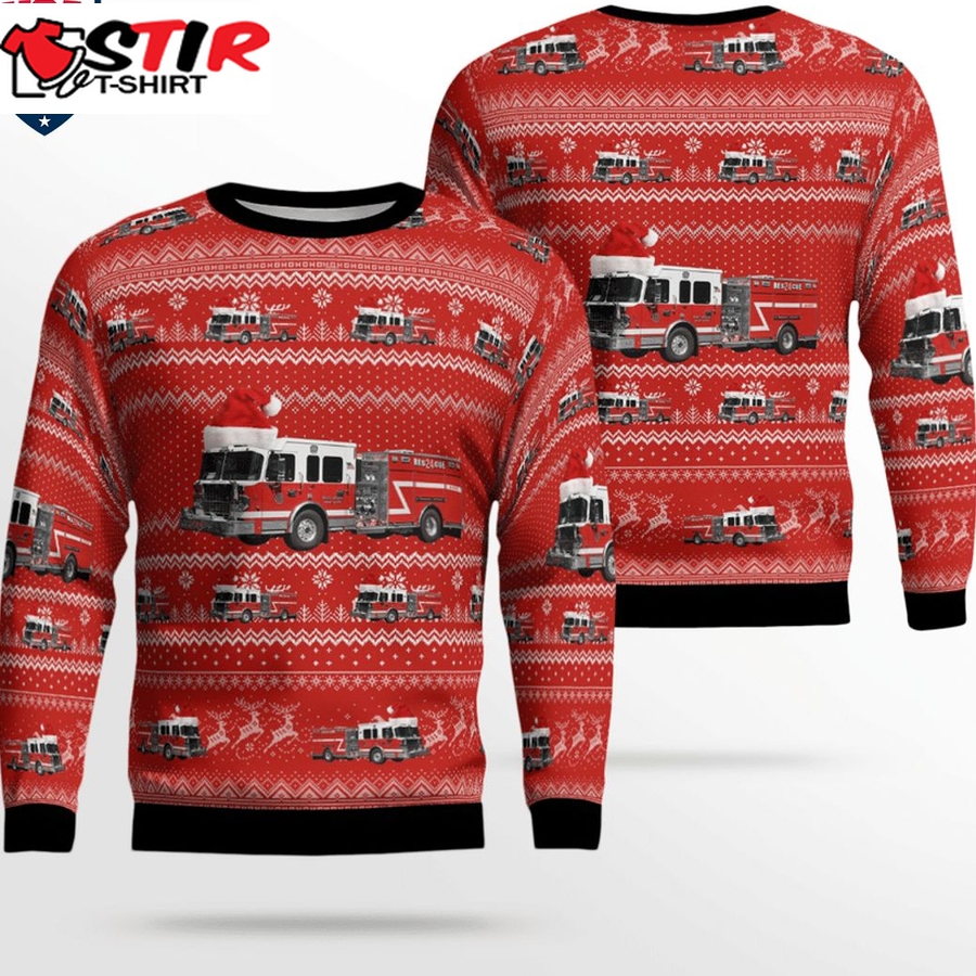 Hot New York West Nyack Fire Department 3D Christmas Sweater