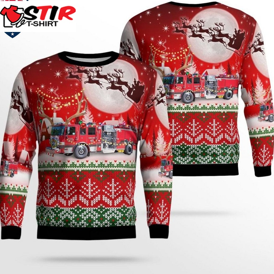 Hot North Carolina Hatteras Fire Protective Association Inc 3D Christmas Sweater