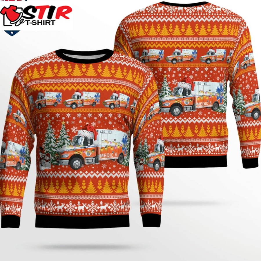 Hot North Carolina Orange Ems 3D Christmas Sweater
