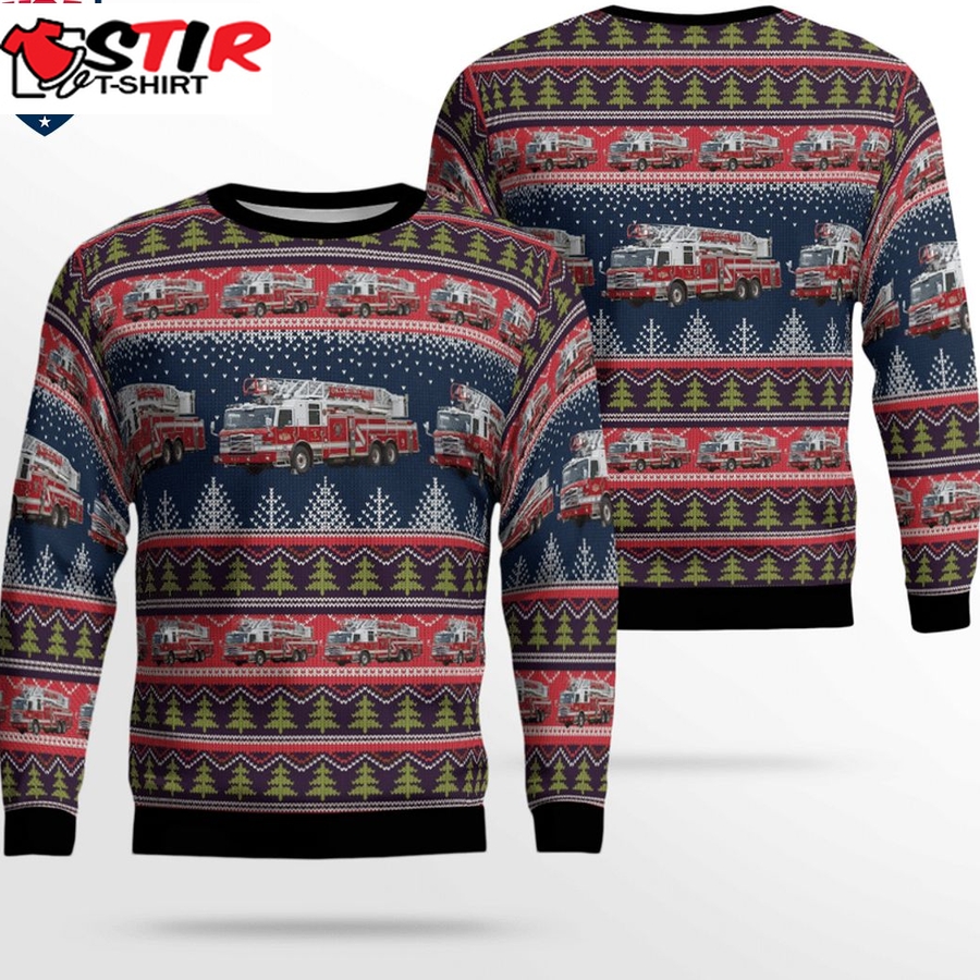 Hot Oklahoma City Fire Department 3D Christmas Sweater