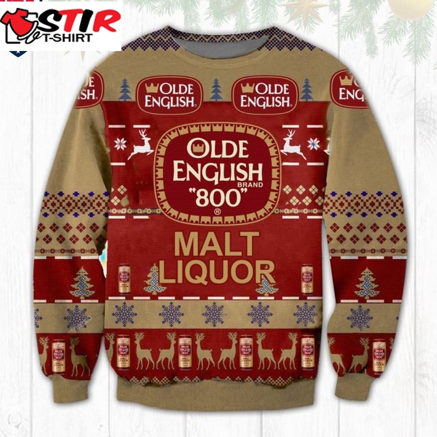 Hot Olde English 800 Ugly Christmas Sweater