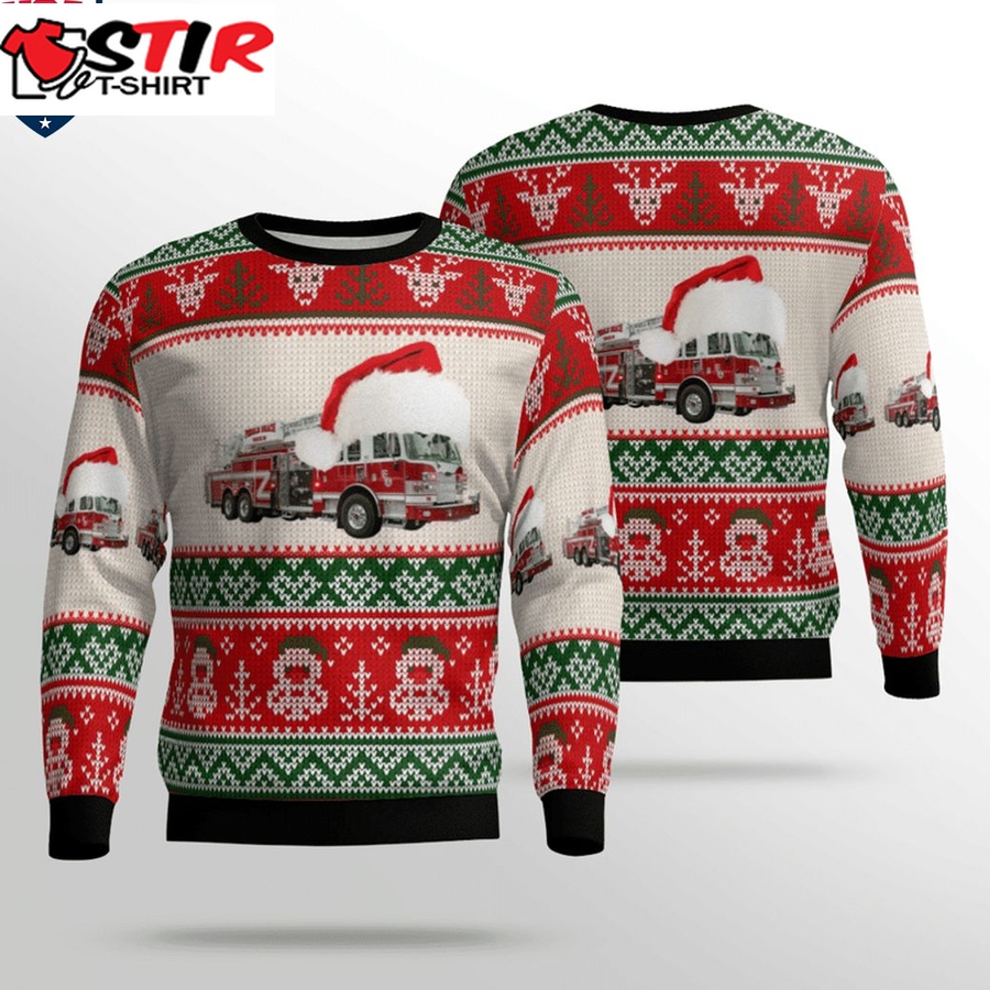Hot Pebble Beach Community Services District Cal Fire 3D Christmas Sweater