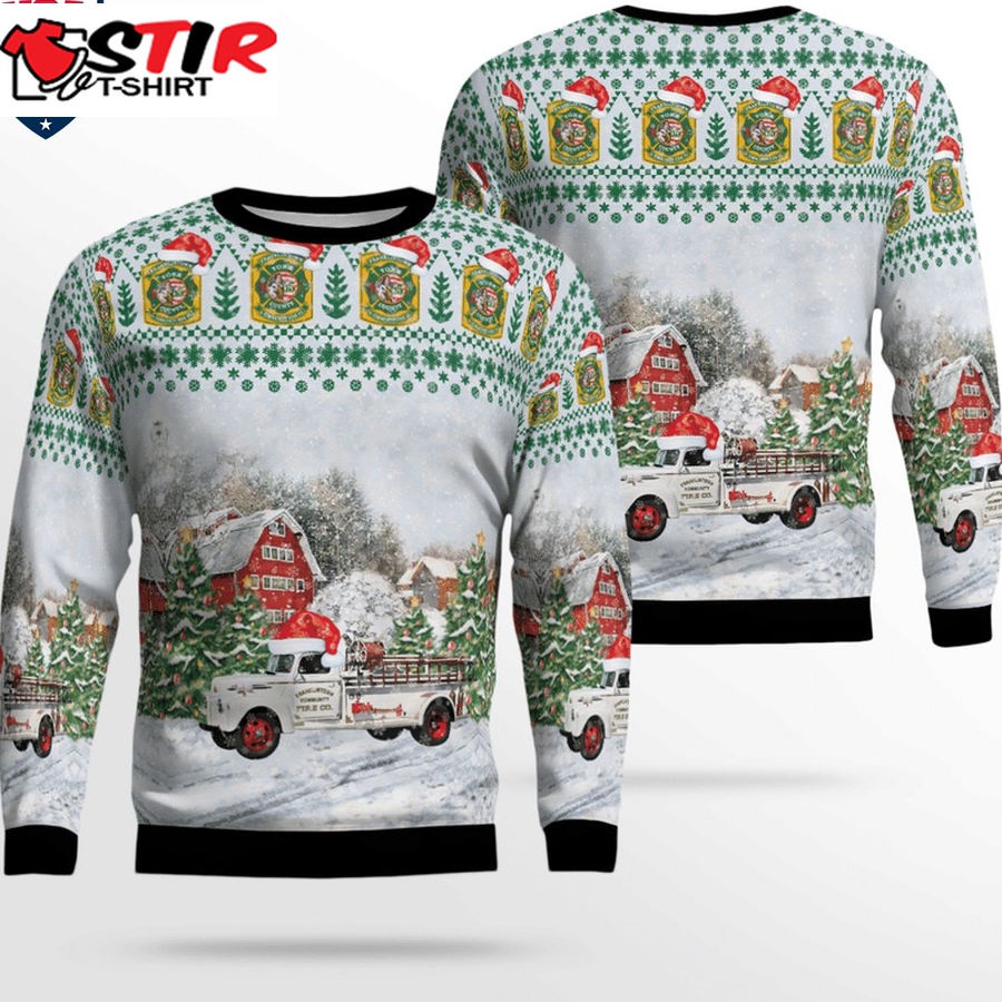 Hot Pennsylvania Franklintown Community Fire Co 3D Christmas Sweater