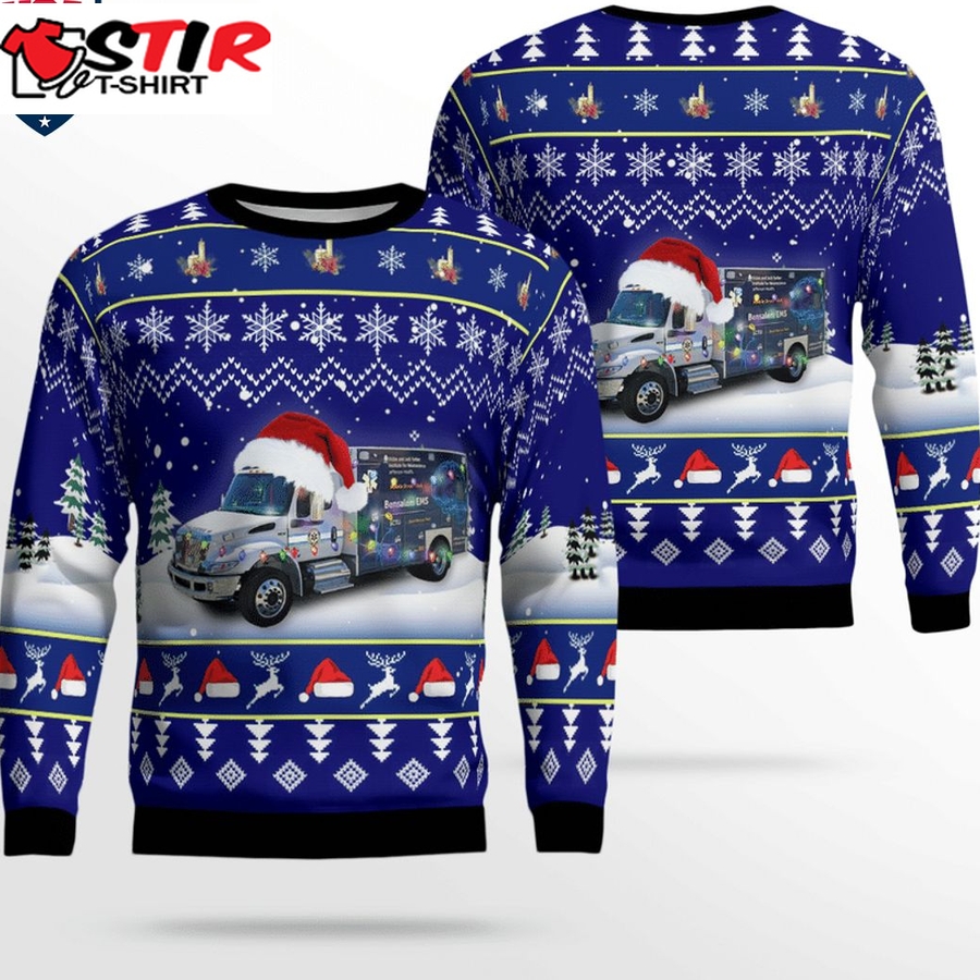 Hot Pennsylvania Jefferson Mobile Stroke Unit 3D Christmas Sweater
