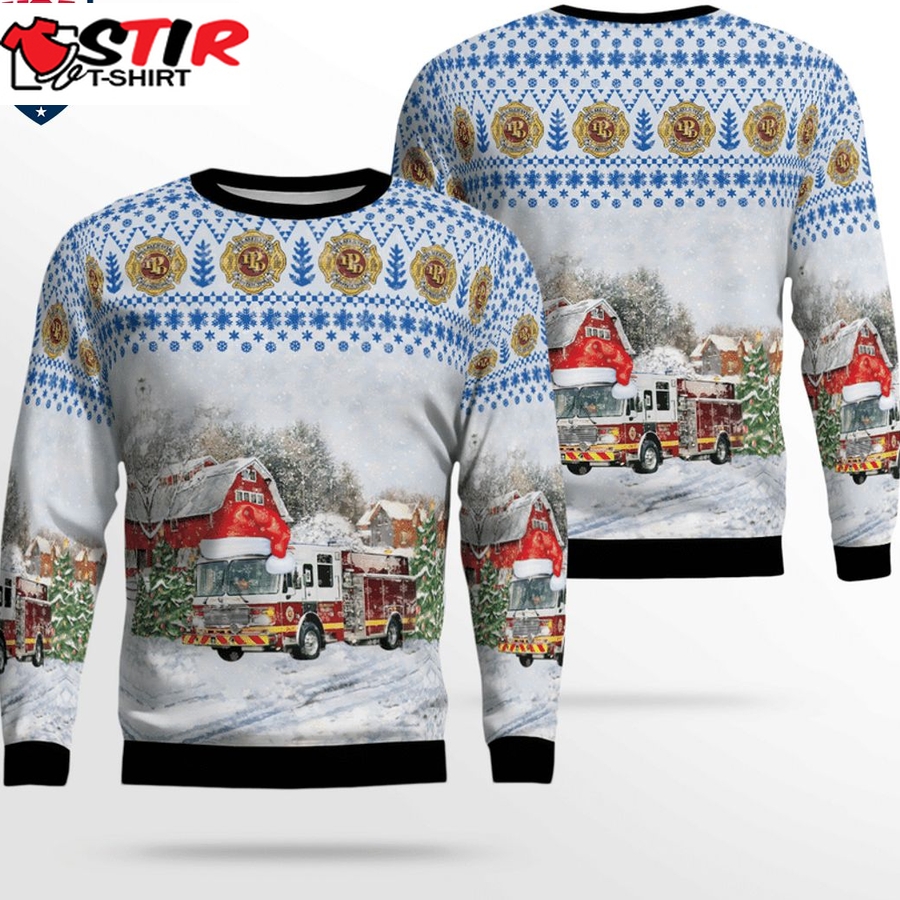 Hot Pennsylvania Palmerton Municipal Fire Department 3D Christmas Sweater