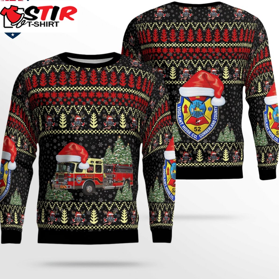 Hot Pennsylvania Vigilant Hose Company 1 3D Christmas Sweater