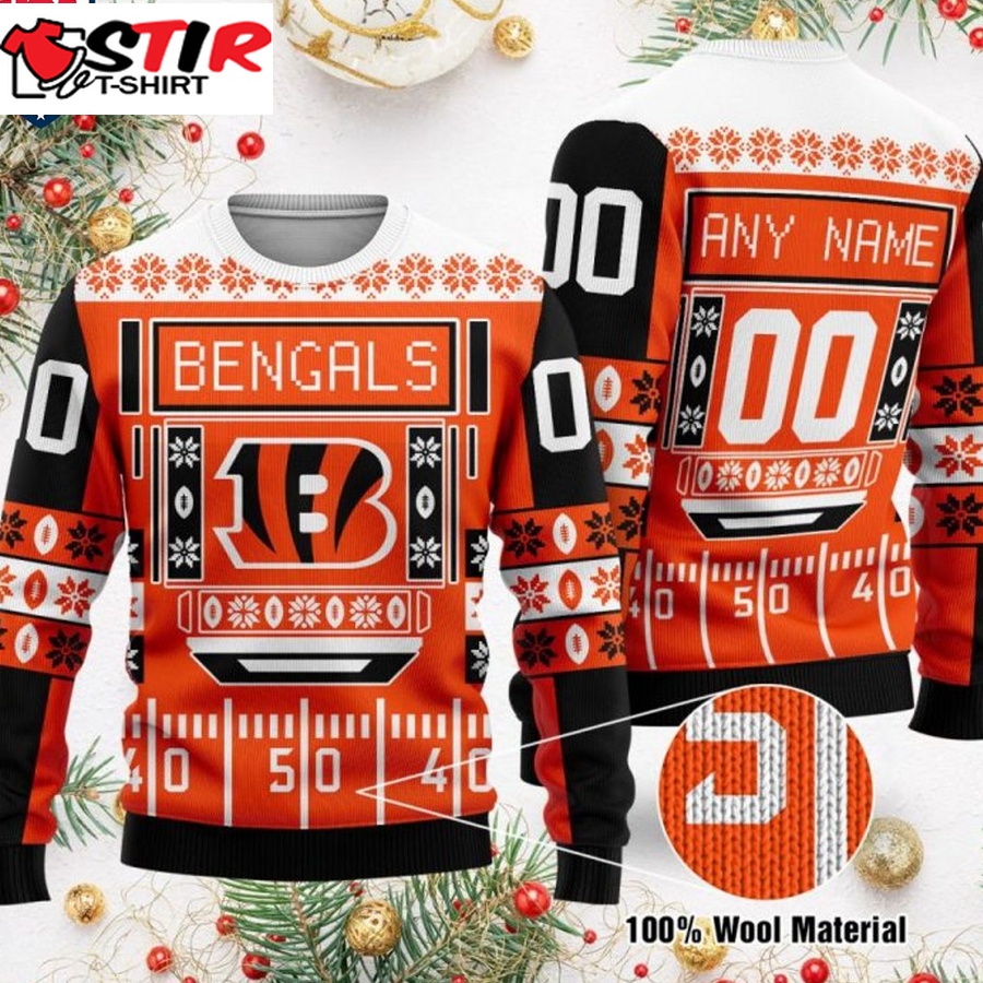 Hot Personalized Cincinnati Bengals Ugly Christmas Sweater