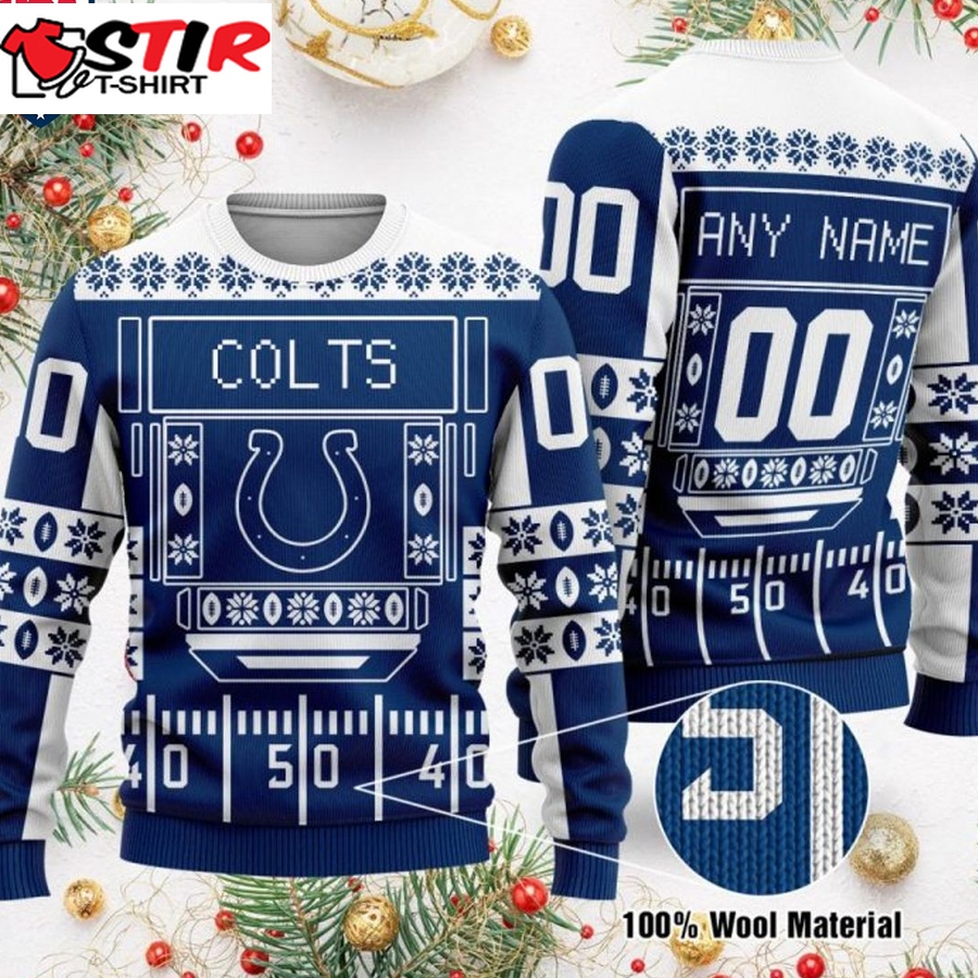 Hot Personalized Indianapolis Colts Ugly Christmas Sweater