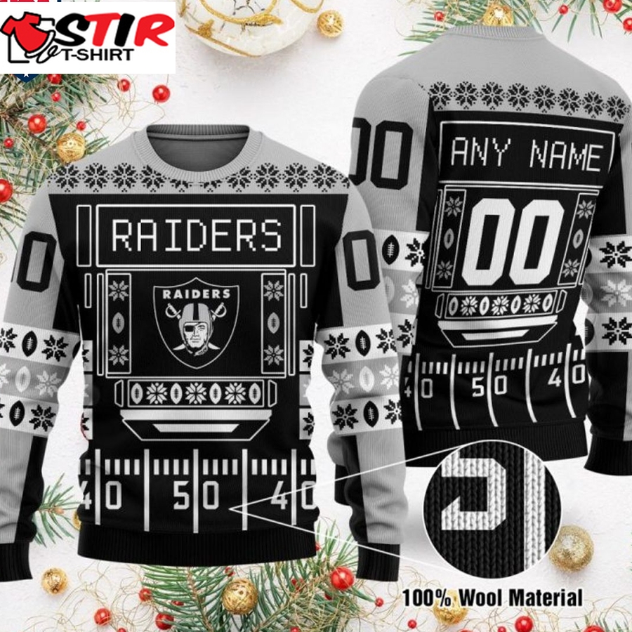Hot Personalized Las Vegas Raiders Ugly Christmas Sweater
