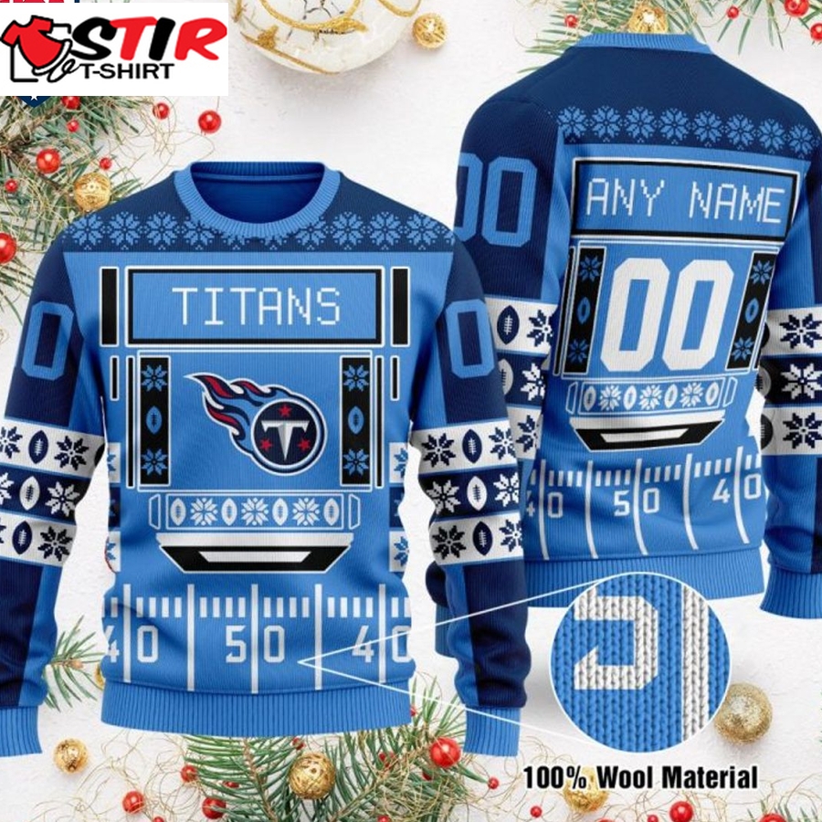Hot Personalized Tennessee Titans Ugly Christmas Sweater