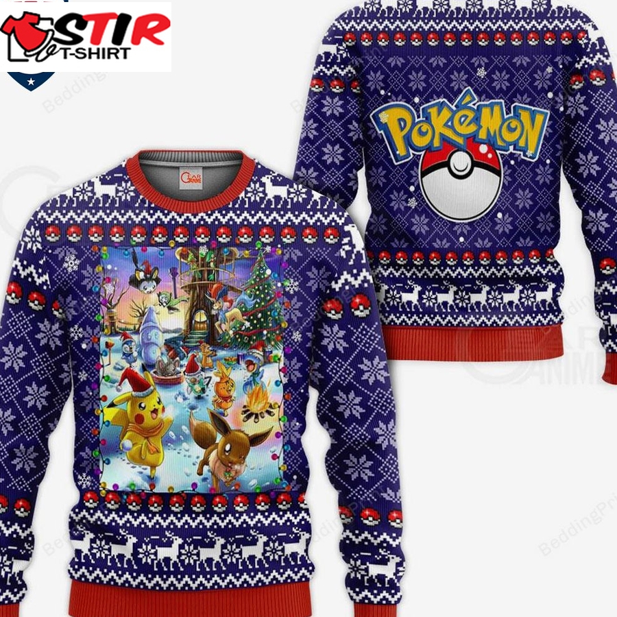 Hot Pokemon Anime Ugly Christmas Sweater