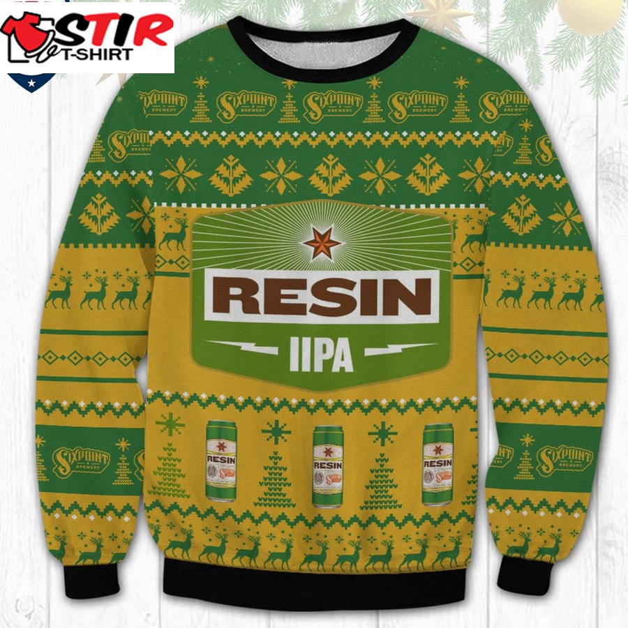Hot Resin Iipa Ugly Christmas Sweater