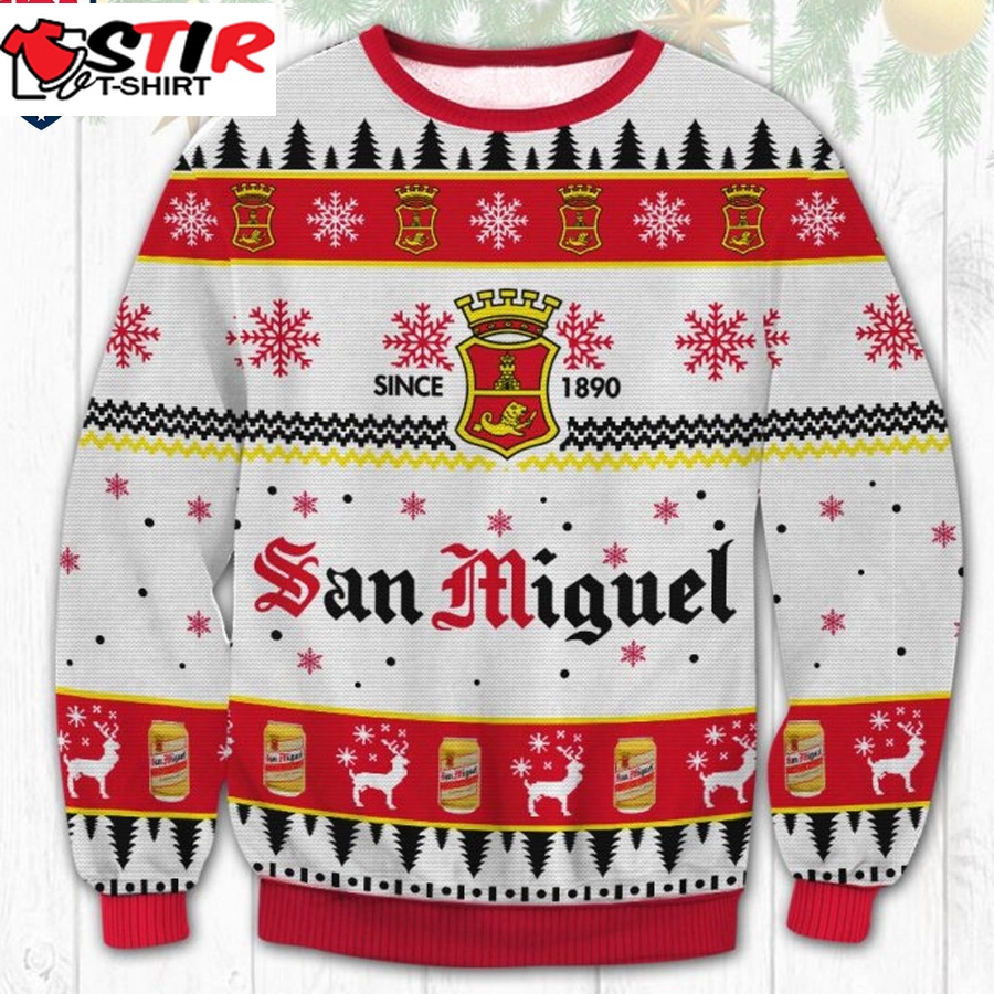 Hot San Miguel Ugly Christmas Sweater