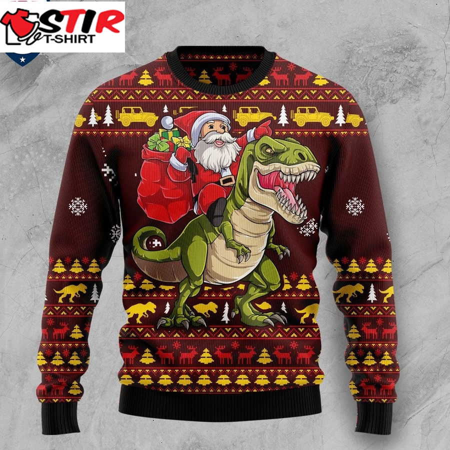 Hot Santassic Park Ver 1 Ugly Christmas Sweater