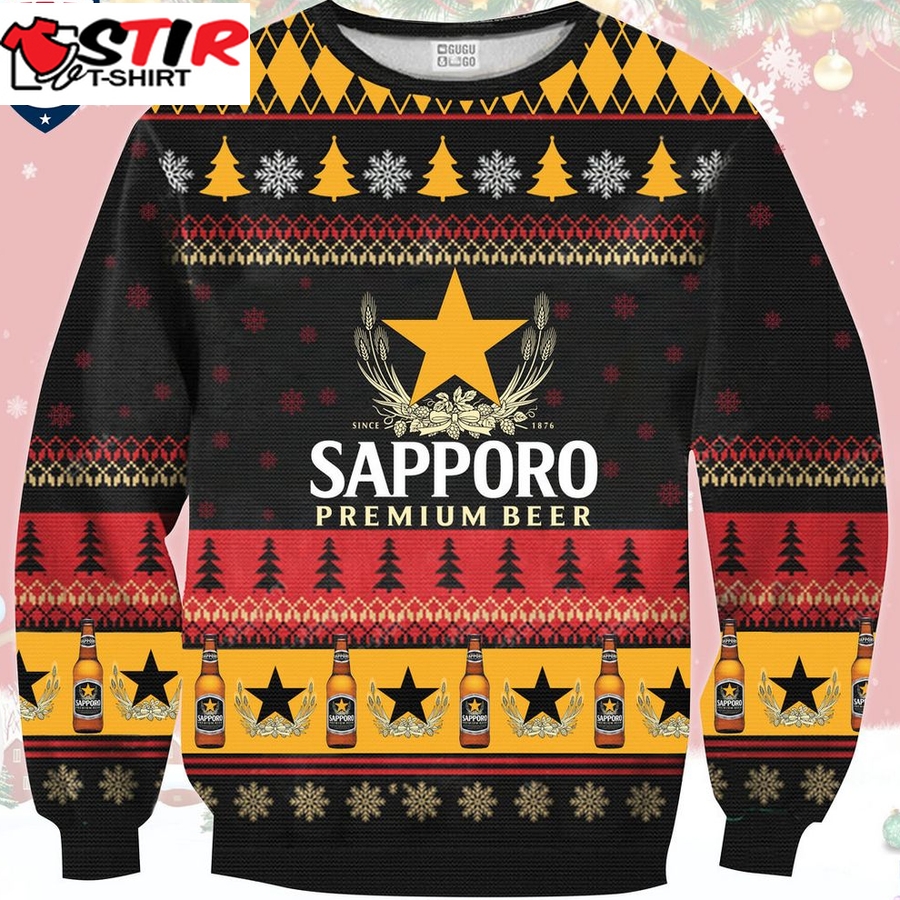 Hot Sapporo Ugly Christmas Sweater