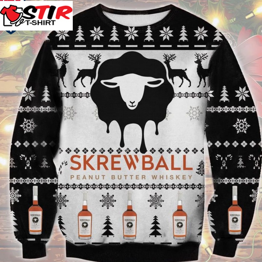 Hot Skrewball Ugly Christmas Sweater