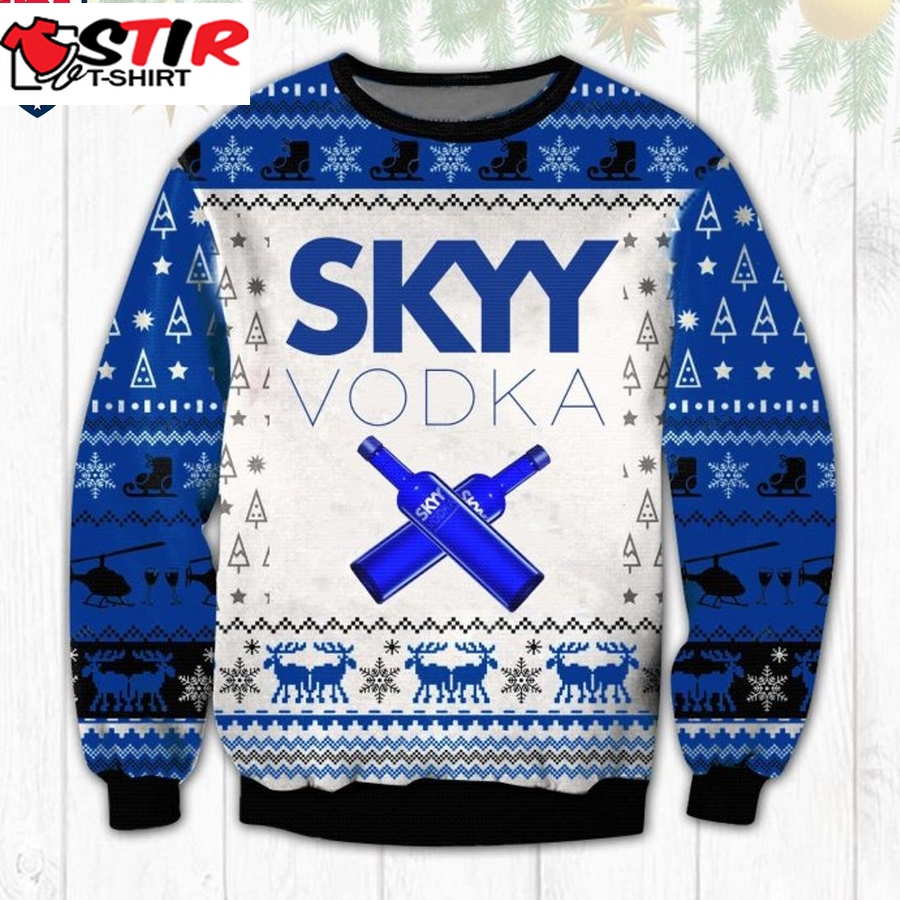 Hot Skyy Vodka Ugly Christmas Sweater