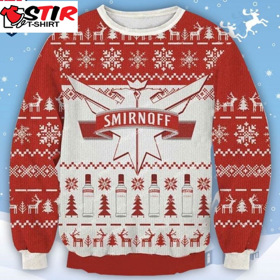 Hot Smirnoff Ugly Christmas Sweater