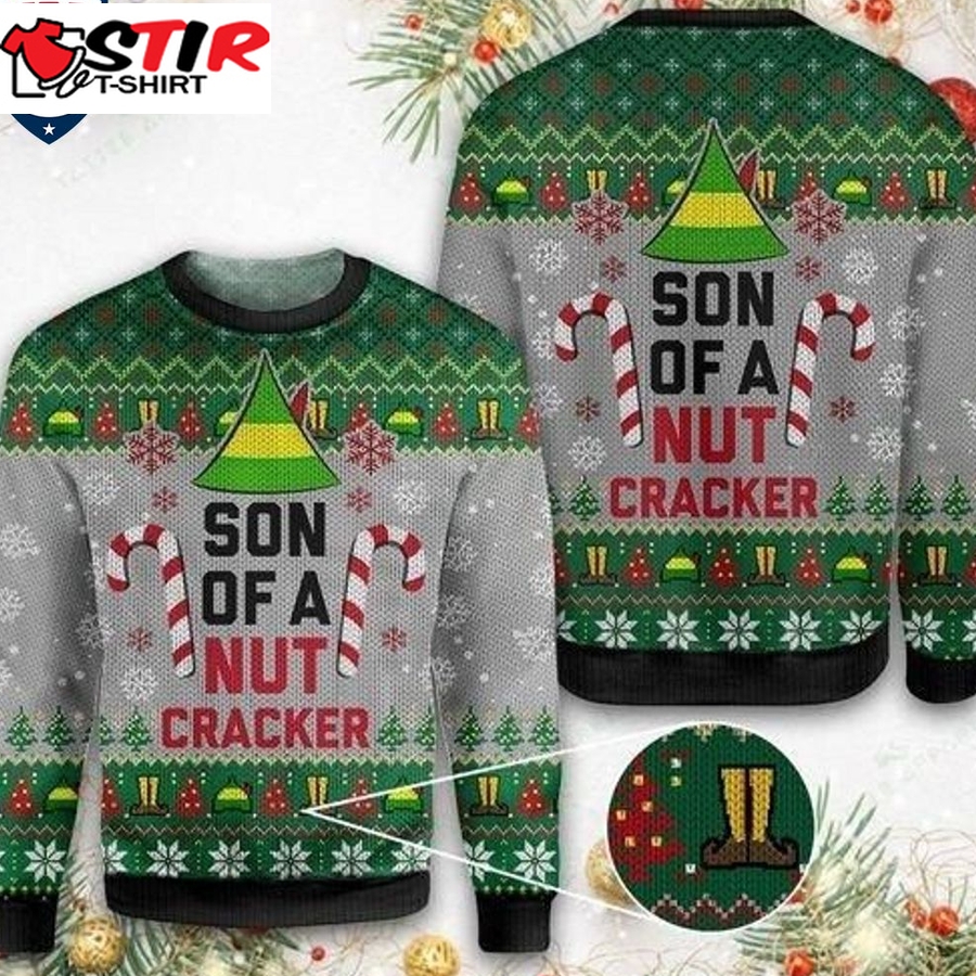 Hot Son Of A Nut Cracker Ugly Christmas Sweater