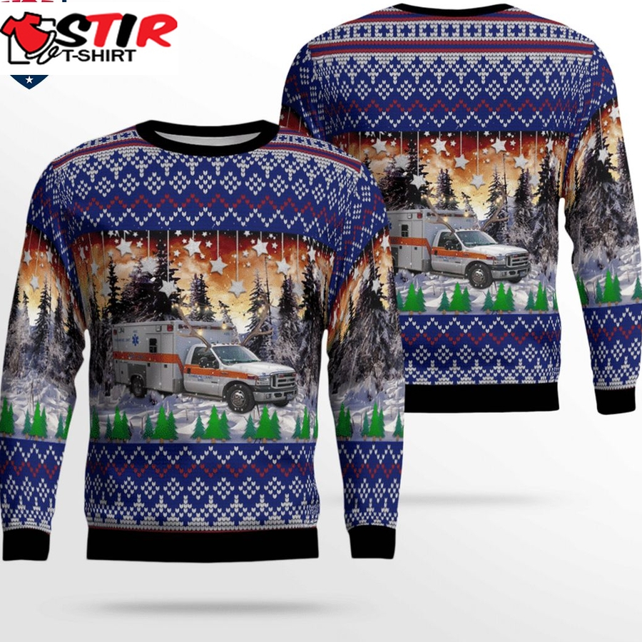 Hot Tennessee Cumberland County Ems 3D Christmas Sweater