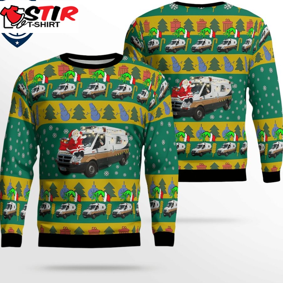 Hot Texas Acadian Ambulance Ver 1 3D Christmas Sweater