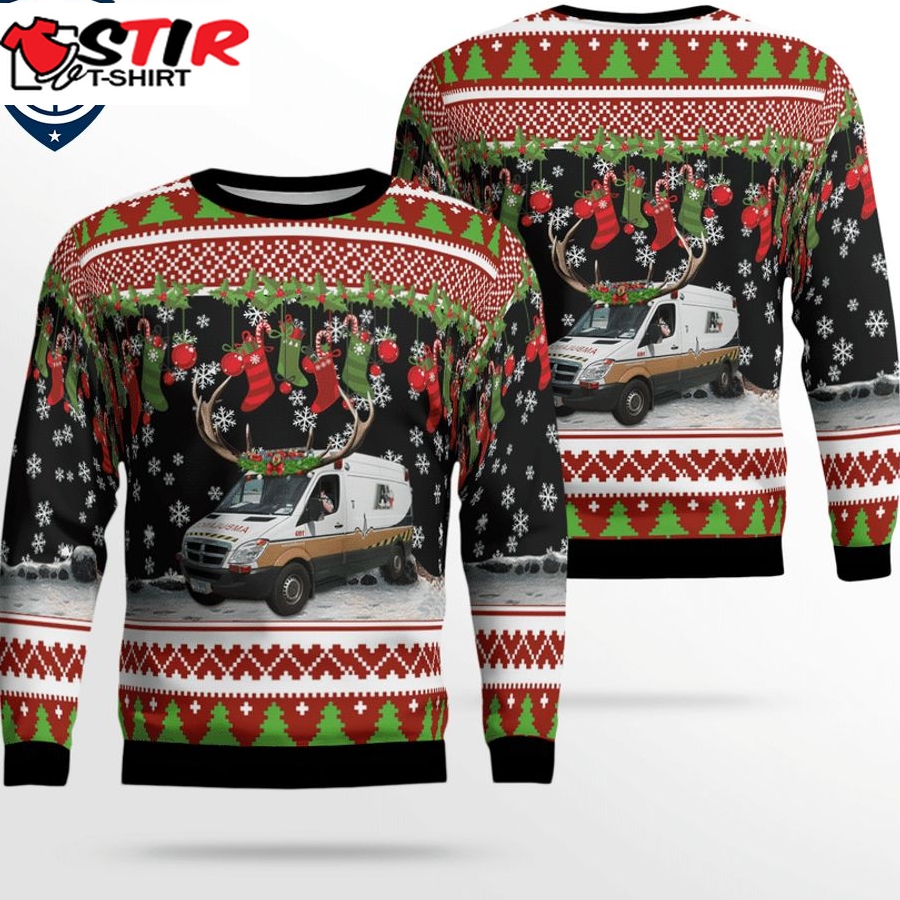 Hot Texas Acadian Ambulance Ver 2 3D Christmas Sweater