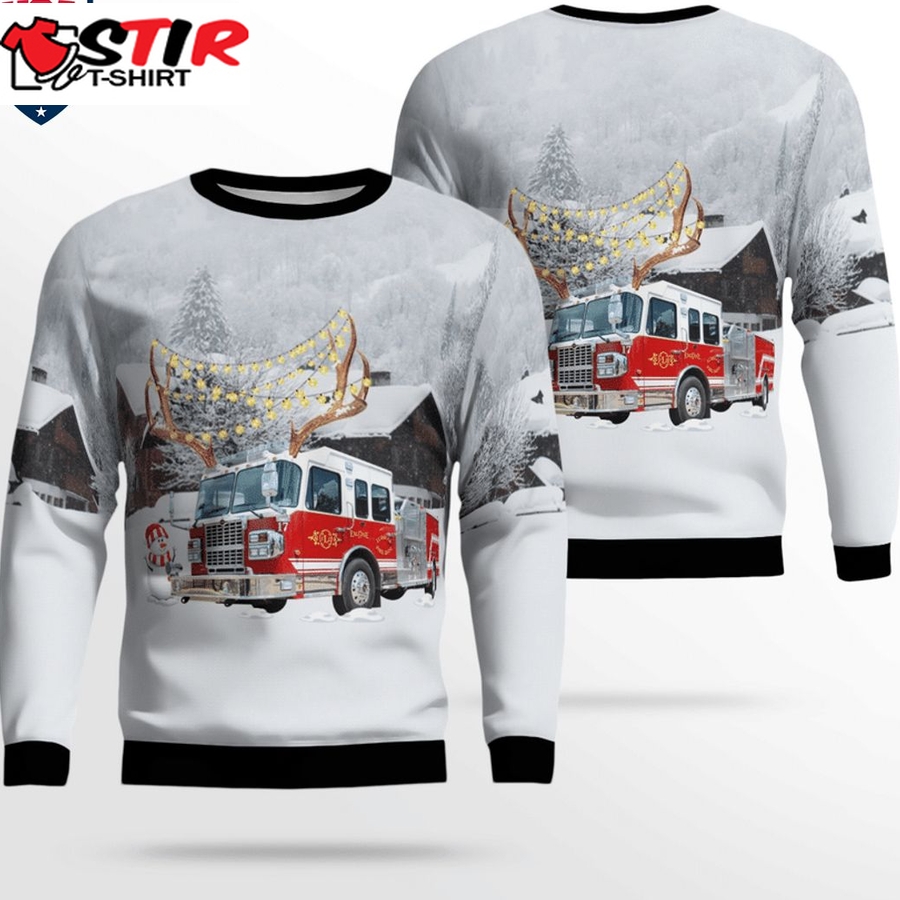 Hot Texas Lubbock Fire Rescue 3D Christmas Sweater