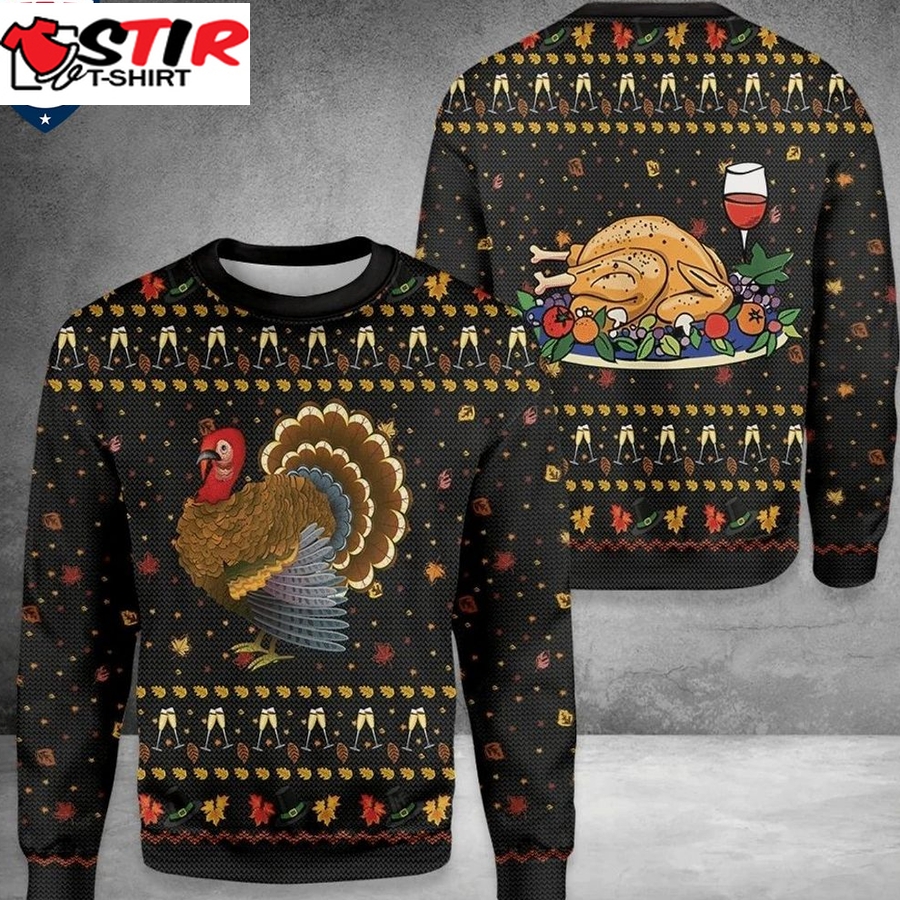 Hot Thanksgiving Turkey Ugly Christmas Sweater