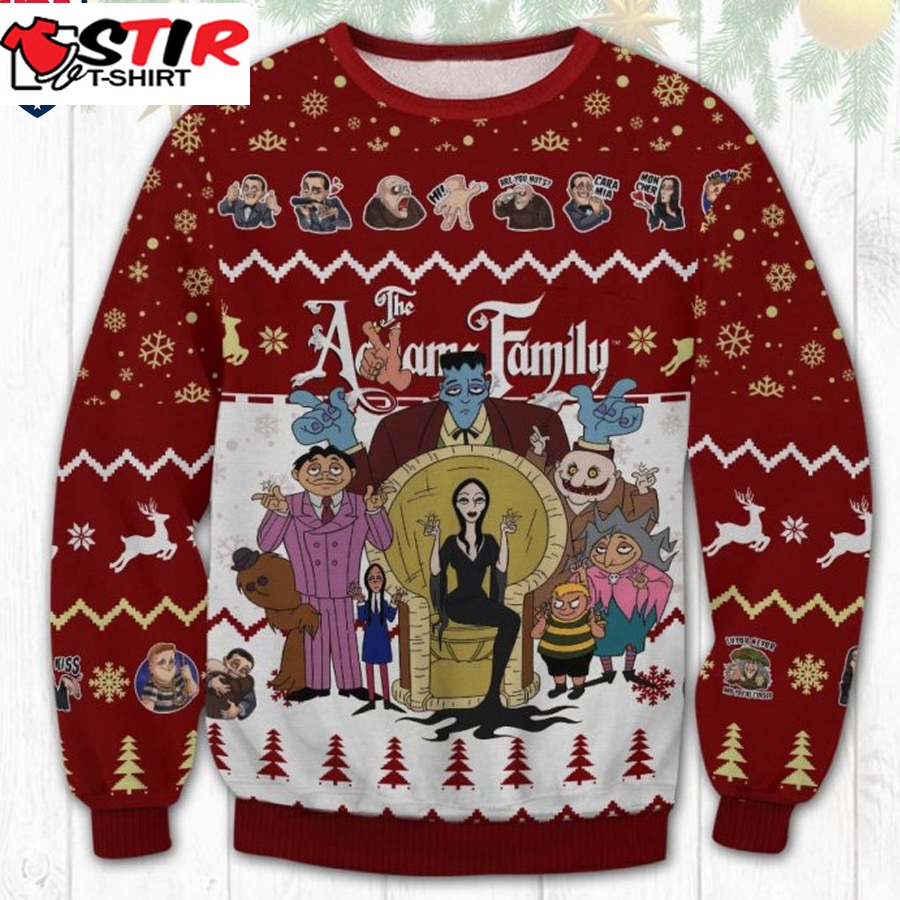 Hot The Addams Family Ugly Christmas Sweater