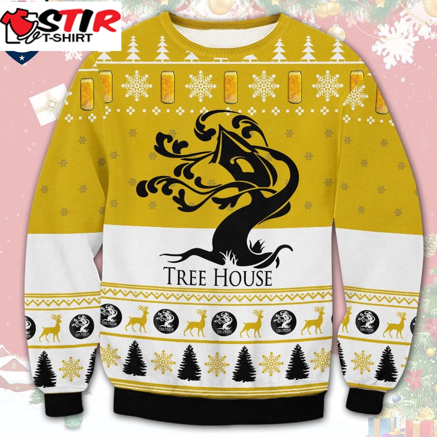 Hot Tree House Ugly Christmas Sweater