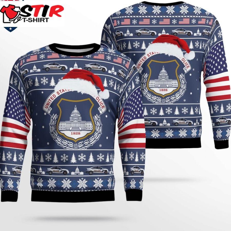 Hot Us Capitol Police Ver 2 3D Christmas Sweater