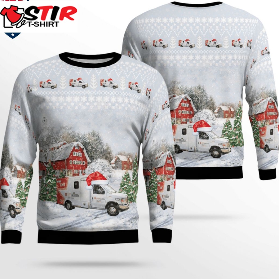 Hot Ut Health East Texas Ems 3D Christmas Sweater