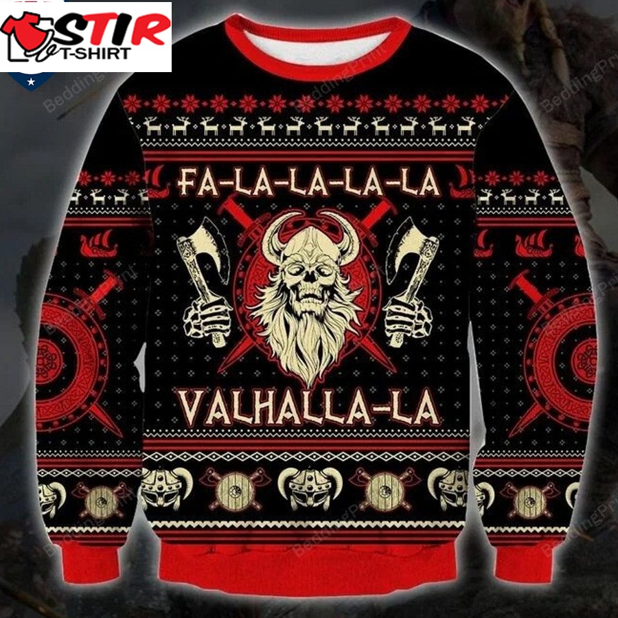 Hot Viking Valhalla La Ugly Christmas Sweater