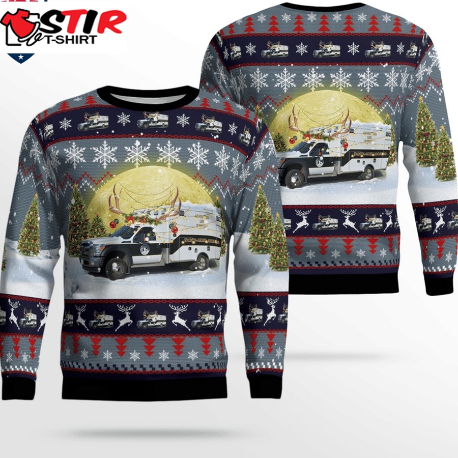 Hot Virginia Staunton Augusta County First Aid & Rescue Squad 3D Christmas Sweater