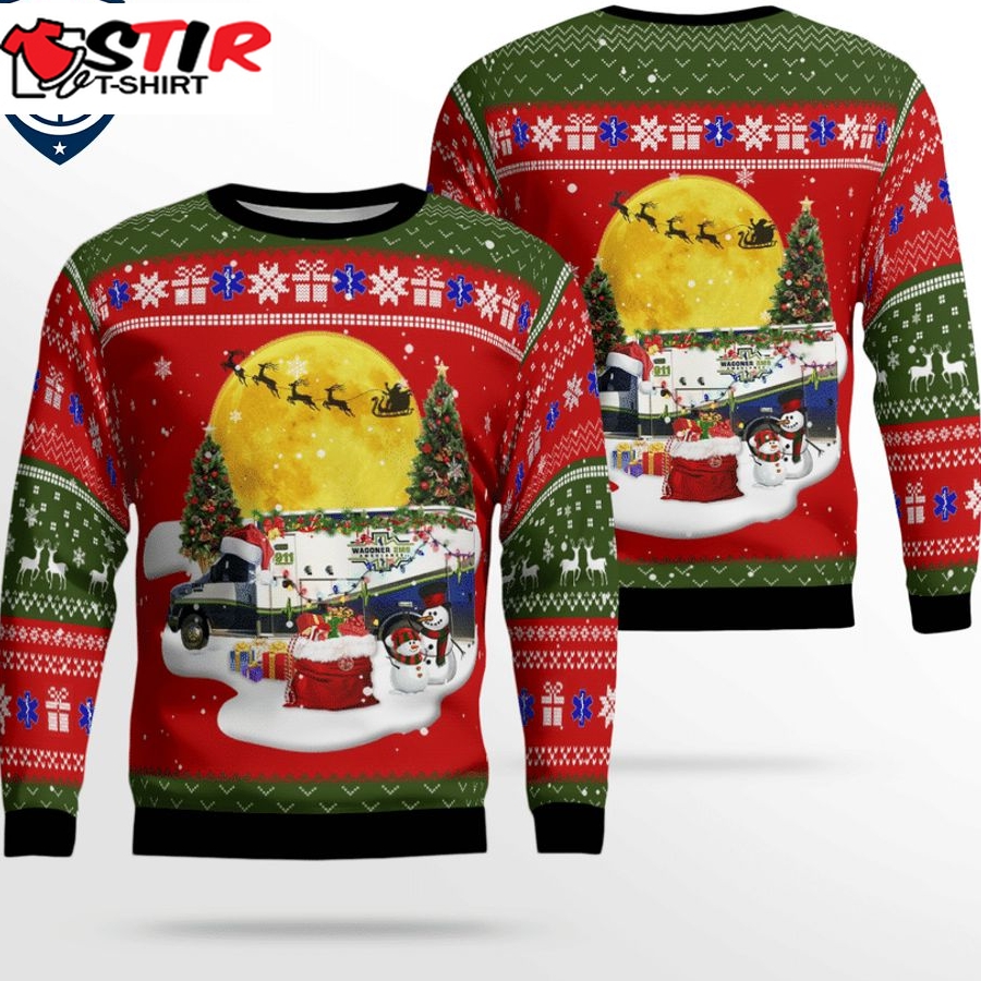 Hot Wagoner Ems 3D Christmas Sweater