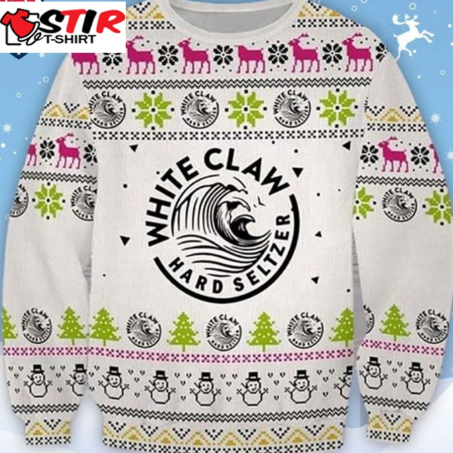 Hot White Claw Ugly Christmas Sweater
