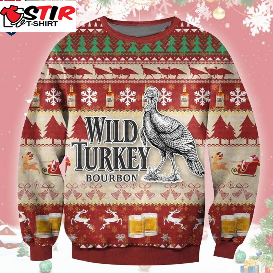Hot Wild Turkey Ugly Christmas Sweater