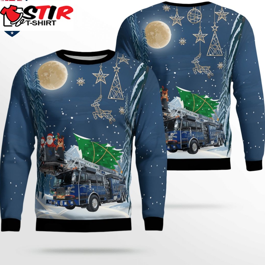 Hot Winterville Fire Rescue Ems 3D Christmas Sweater