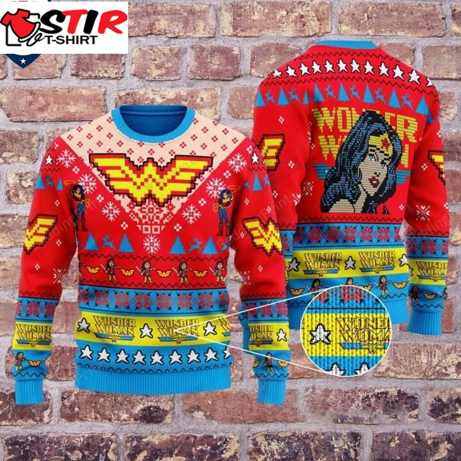 Hot Wonder Woman Ugly Christmas Sweater
