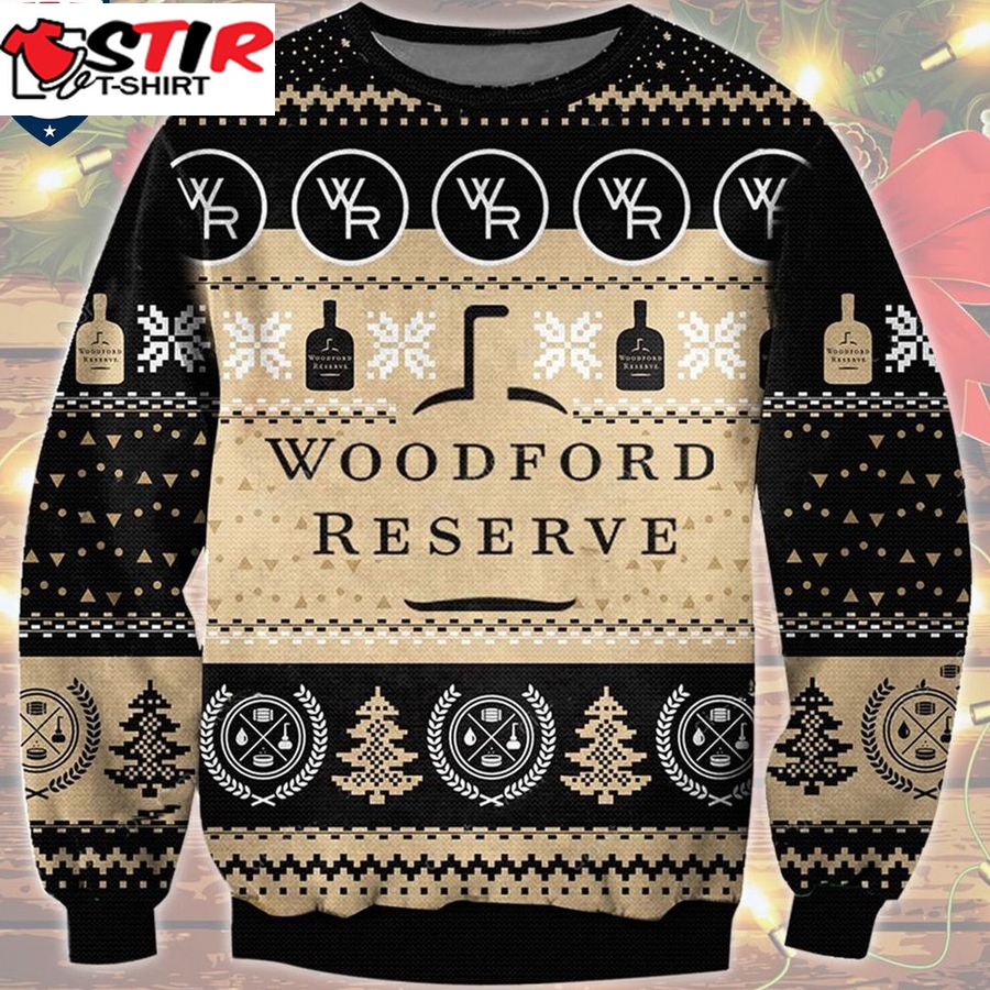 Hot Woodford Reserve Ugly Christmas Sweater