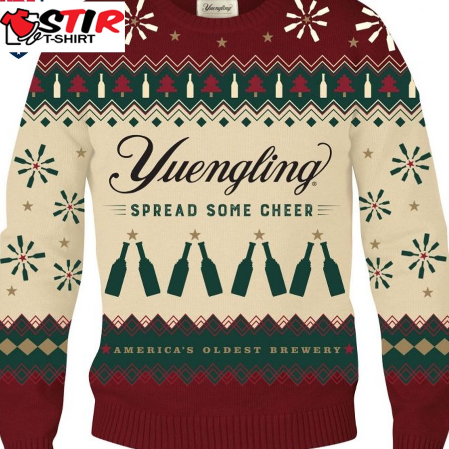 Hot Yuengling Spead Somme Cheer Ugly Christmas Sweater