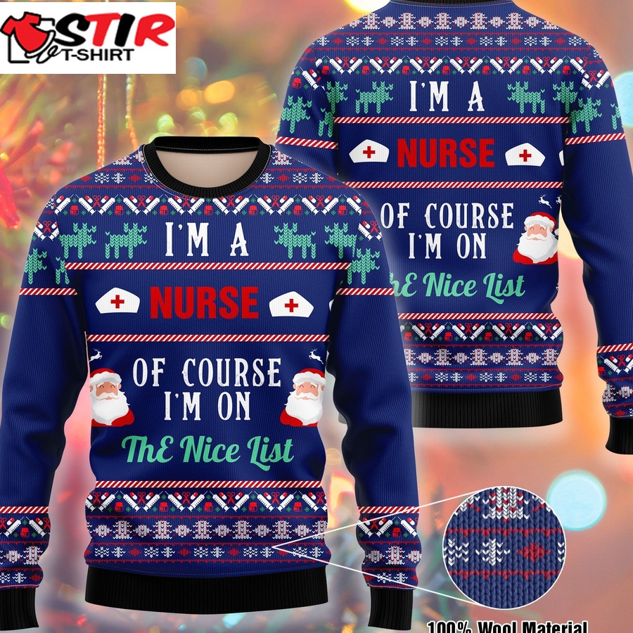 I Am A Nurse Ugly Christmas Sweater