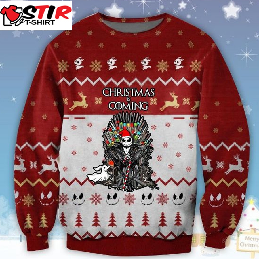 Jack Skellington 2021 Ugly Christmas Sweater