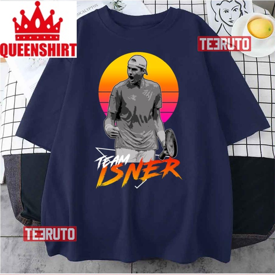 John Isner Sunset Design Tennis Player Unisex T Shirt