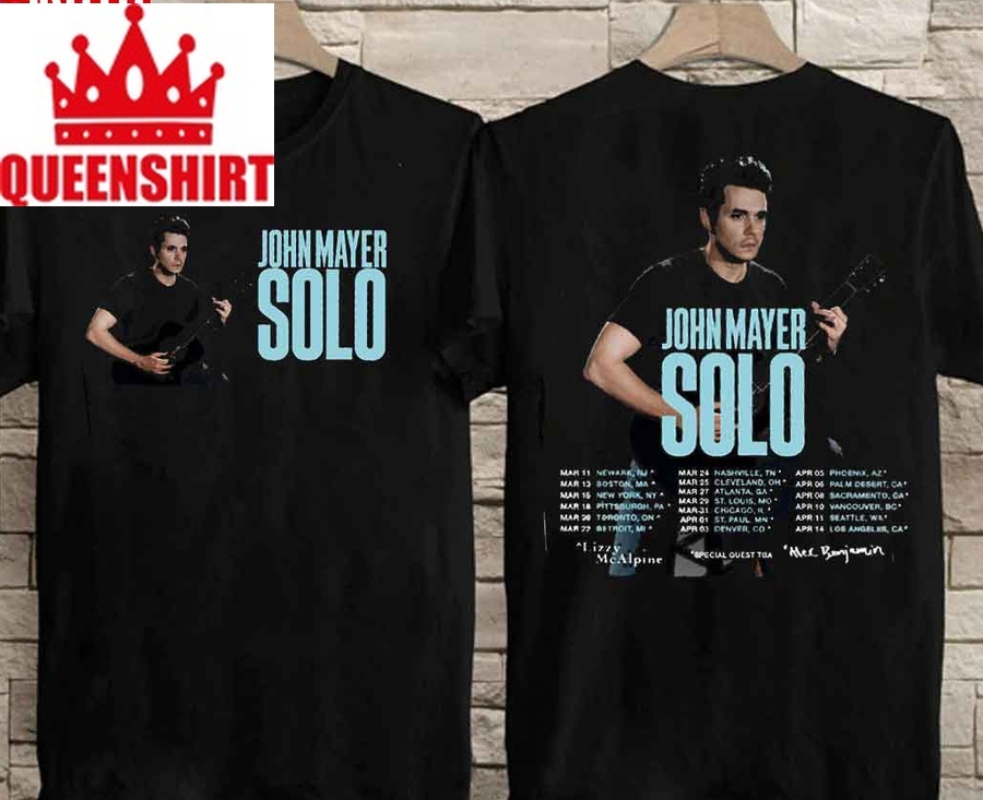 John Mayer 2023 Solo Dates Tour Double Side Unisex T Shirt